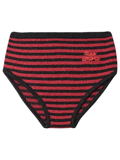 LUREX STRIPES CULOTTE ROSSA E NERA DA DONNA GIADA BENINCASA | 06091301